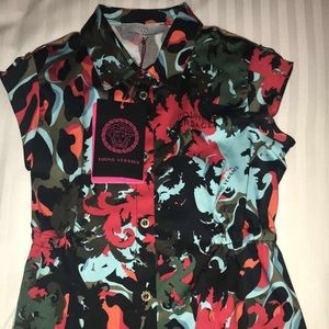 Young Versace little girl blouse